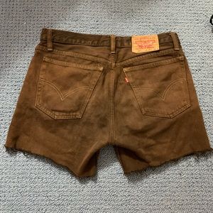 Brown Levi’s Denim Shorts